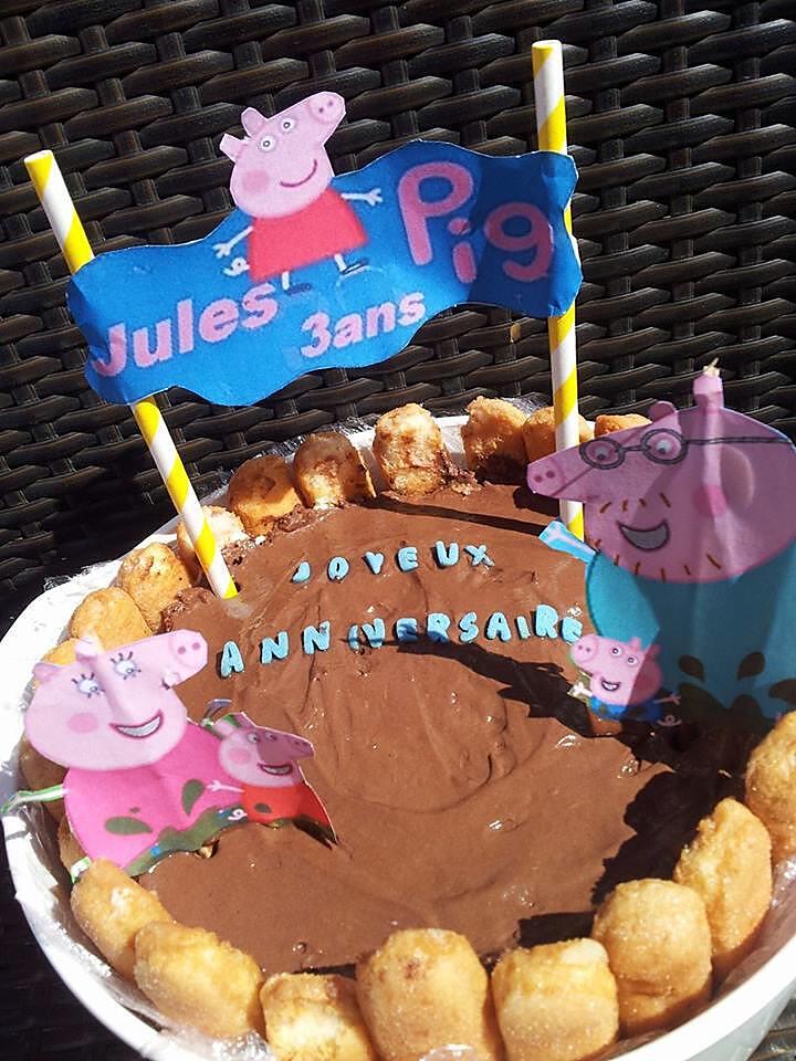 recette Gâteau D'Anniversaire *Le bain de boue des cochons *Peppa pig*