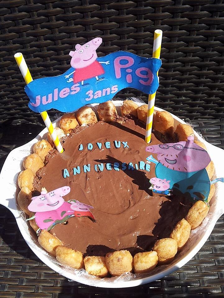 recette Gâteau D'Anniversaire *Le bain de boue des cochons *Peppa pig*