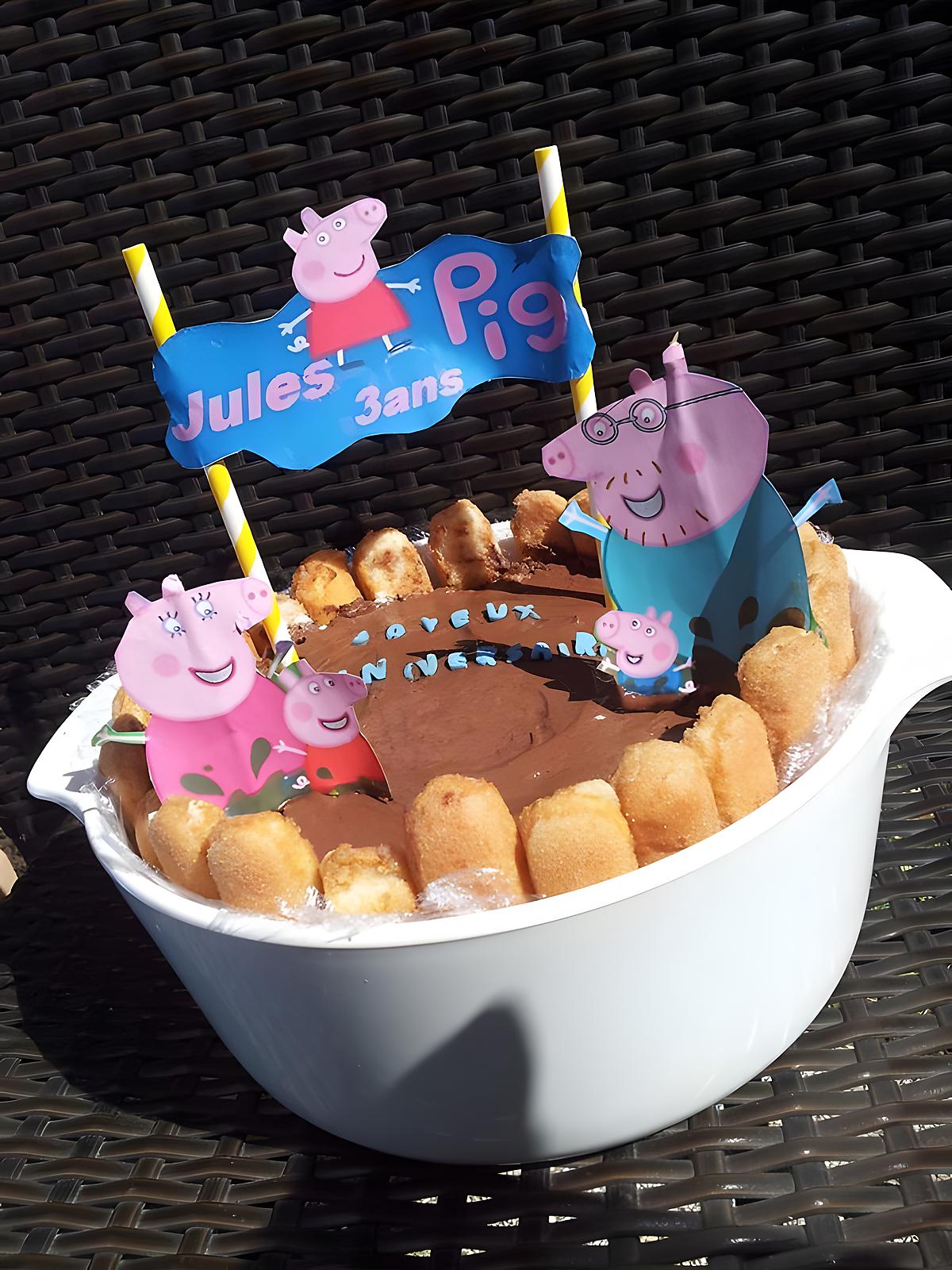 recette Gâteau D'Anniversaire *Le bain de boue des cochons *Peppa pig*