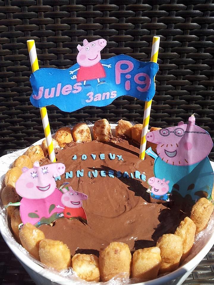 recette Gâteau D'Anniversaire *Le bain de boue des cochons *Peppa pig*