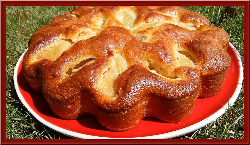 recette Gâteau moelleux aux Pêches