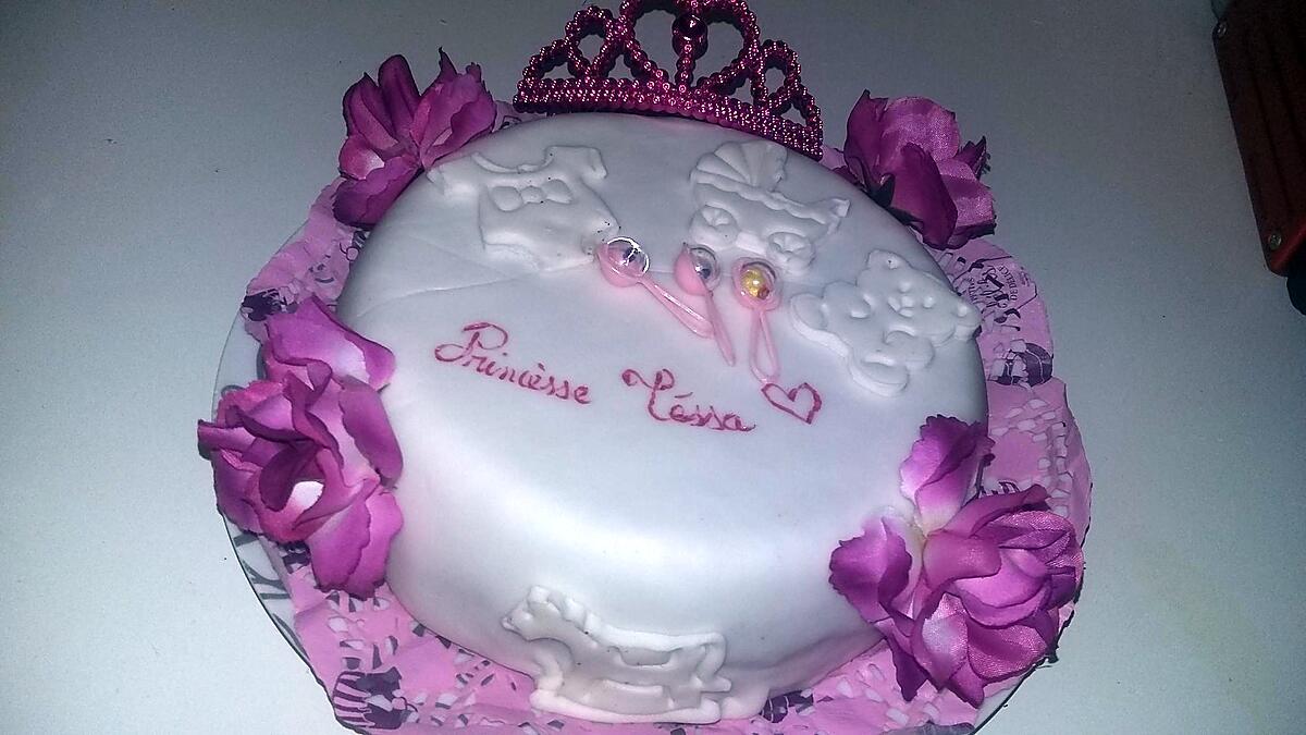 recette Gâteau de Naissance Princesse