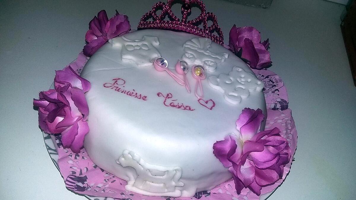 recette Gâteau de Naissance Princesse