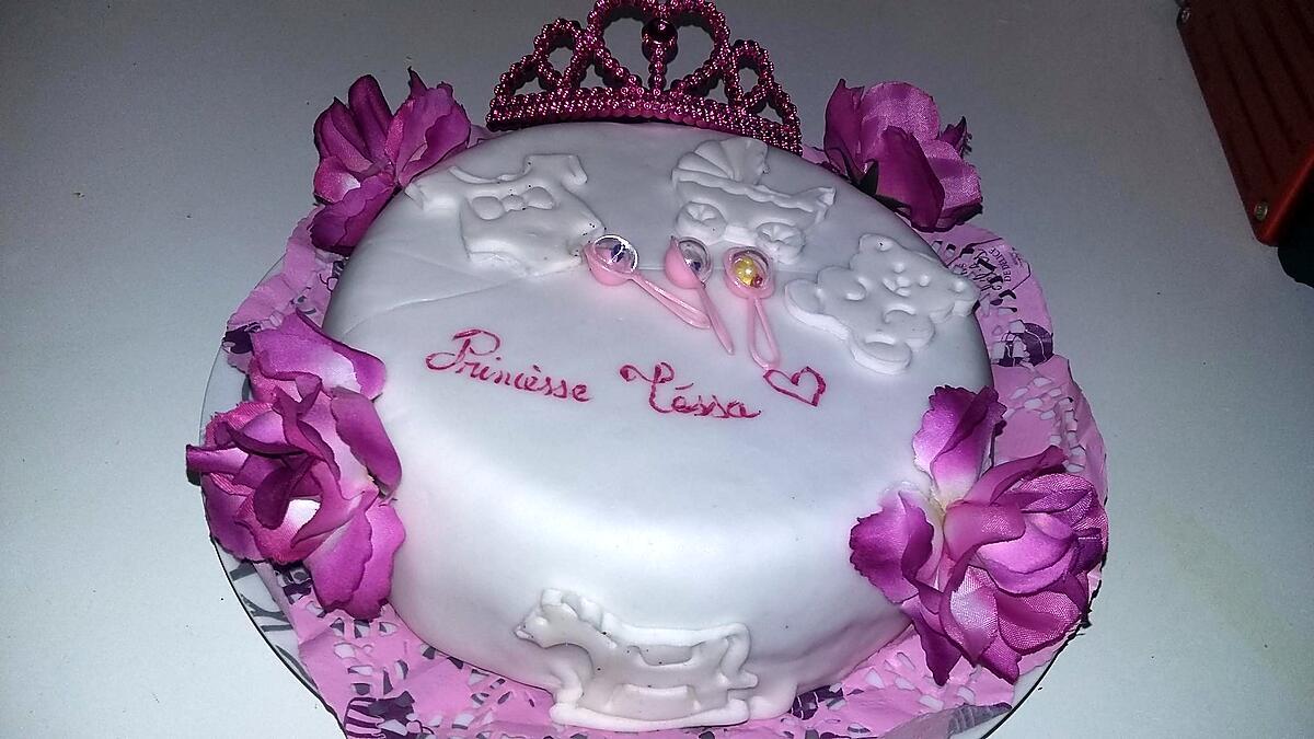 recette Gâteau de Naissance Princesse