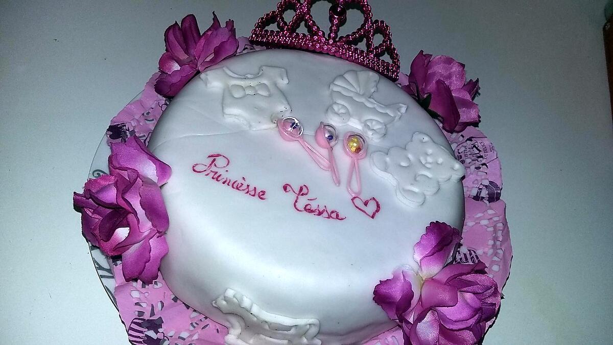 recette Gâteau de Naissance Princesse