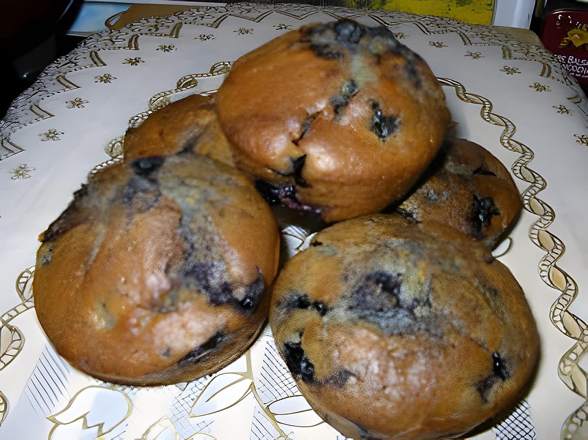 recette muffins au myrtilles