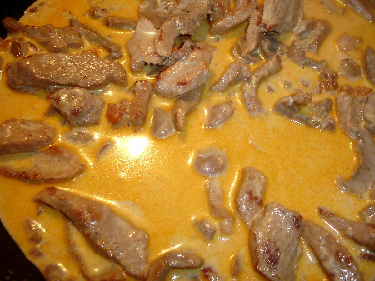 recette Émince de Porc