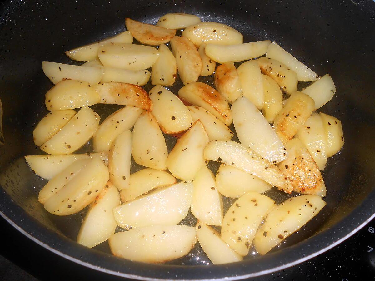 recette GESIERS CONFITS POMMES DE TERRE AIL ET PERSIL