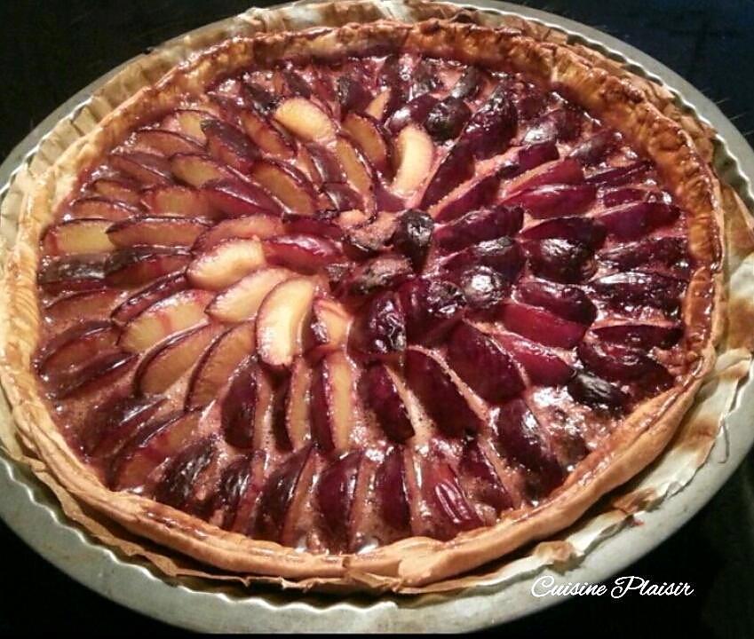 recette Tarte aux prunes