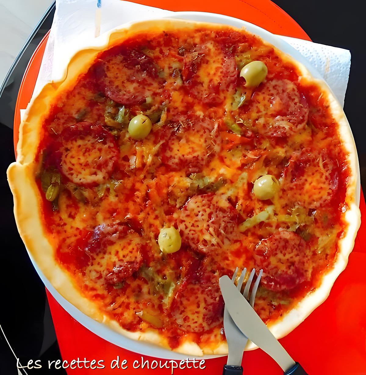 recette Pizza andalouse