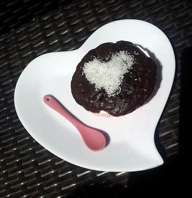 recette Fondant au chocolat au coeur noix de coco