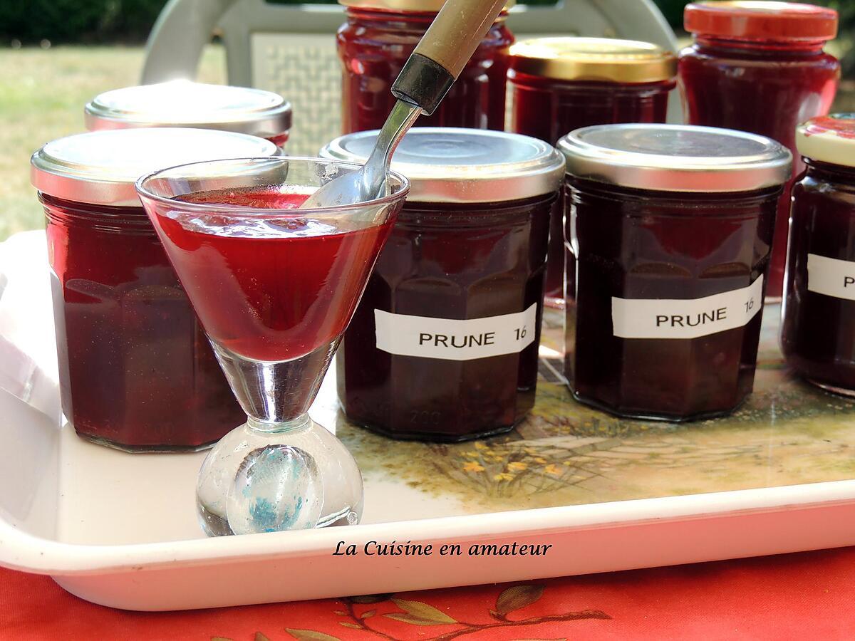 recette Confiture de prunes