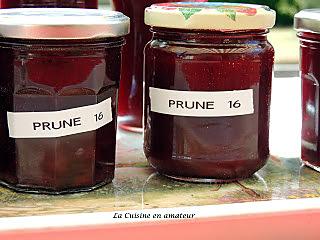 recette Confiture de prunes
