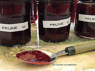 recette Confiture de prunes