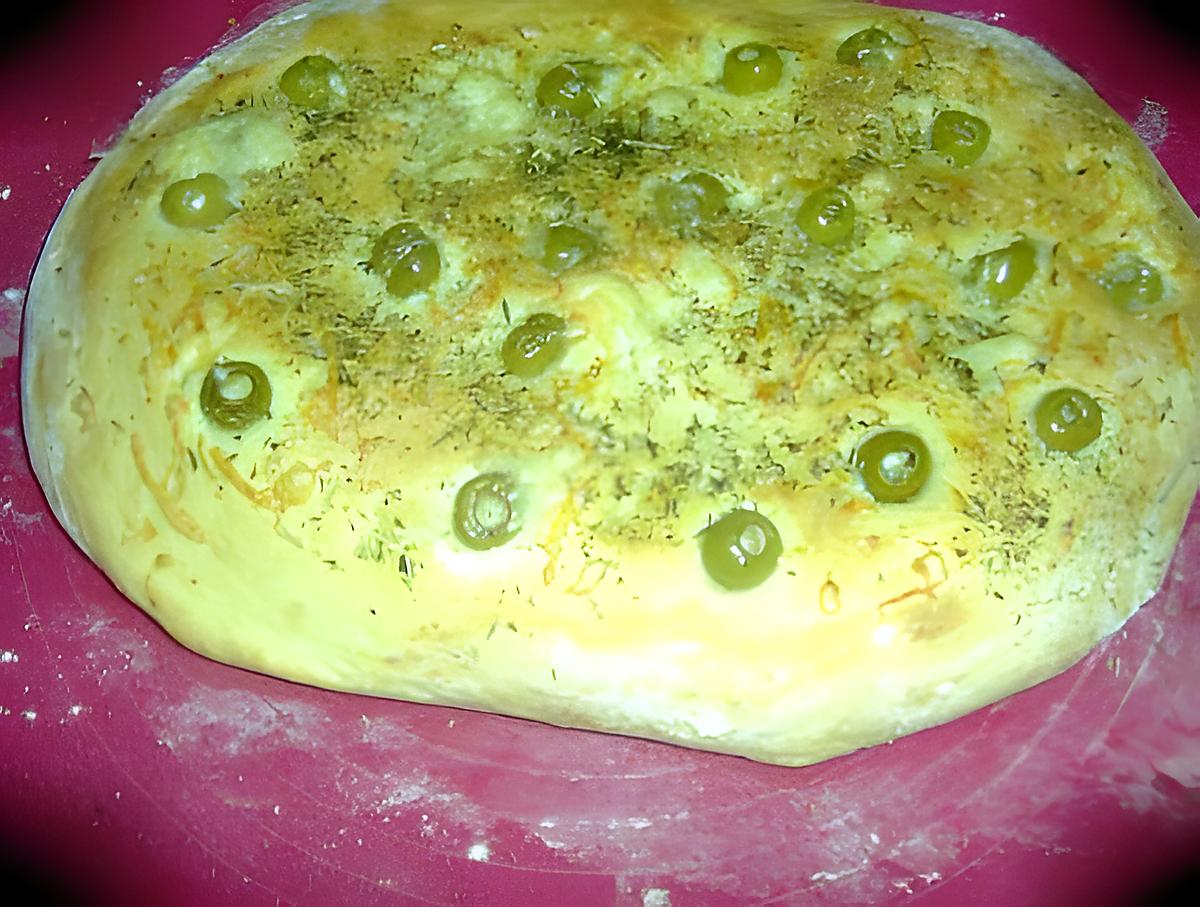 recette fougasse gruyère olives herbes de provence