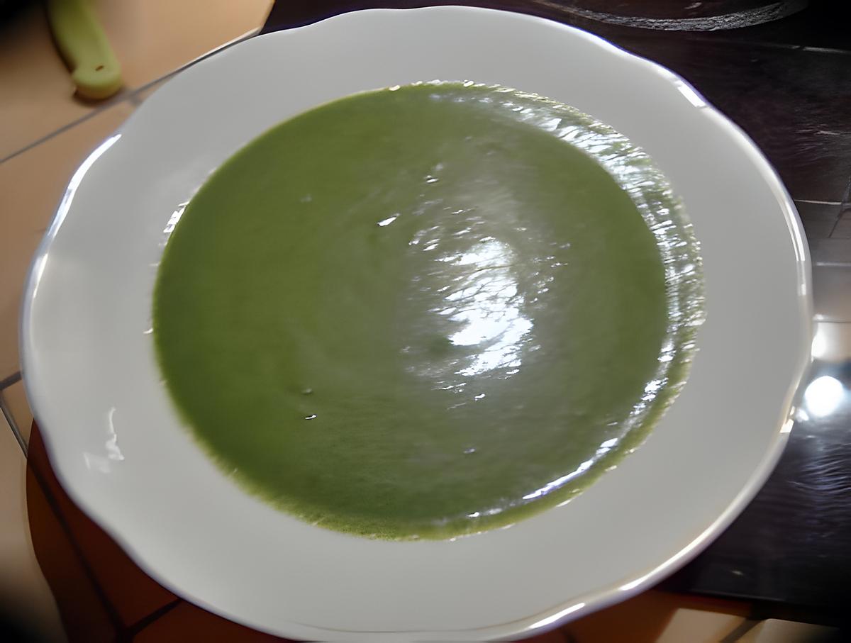 recette velouté crocodile(épinard)