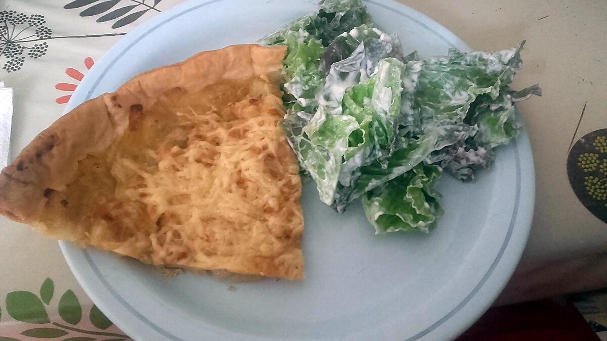 recette TARTE À L'OIGNON