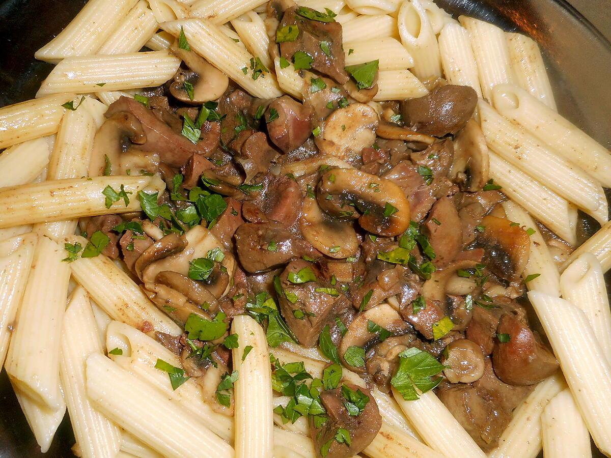 recette Rognons de boeuf aux macaroni