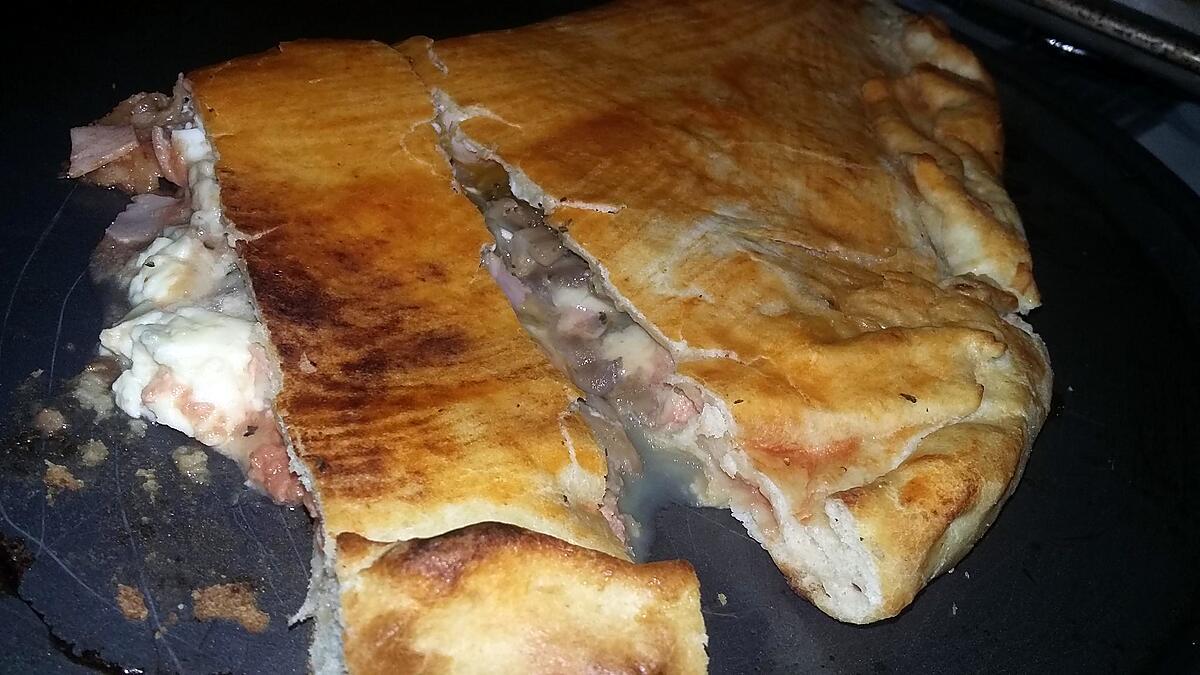 recette Calzone jambon fromage oeuf