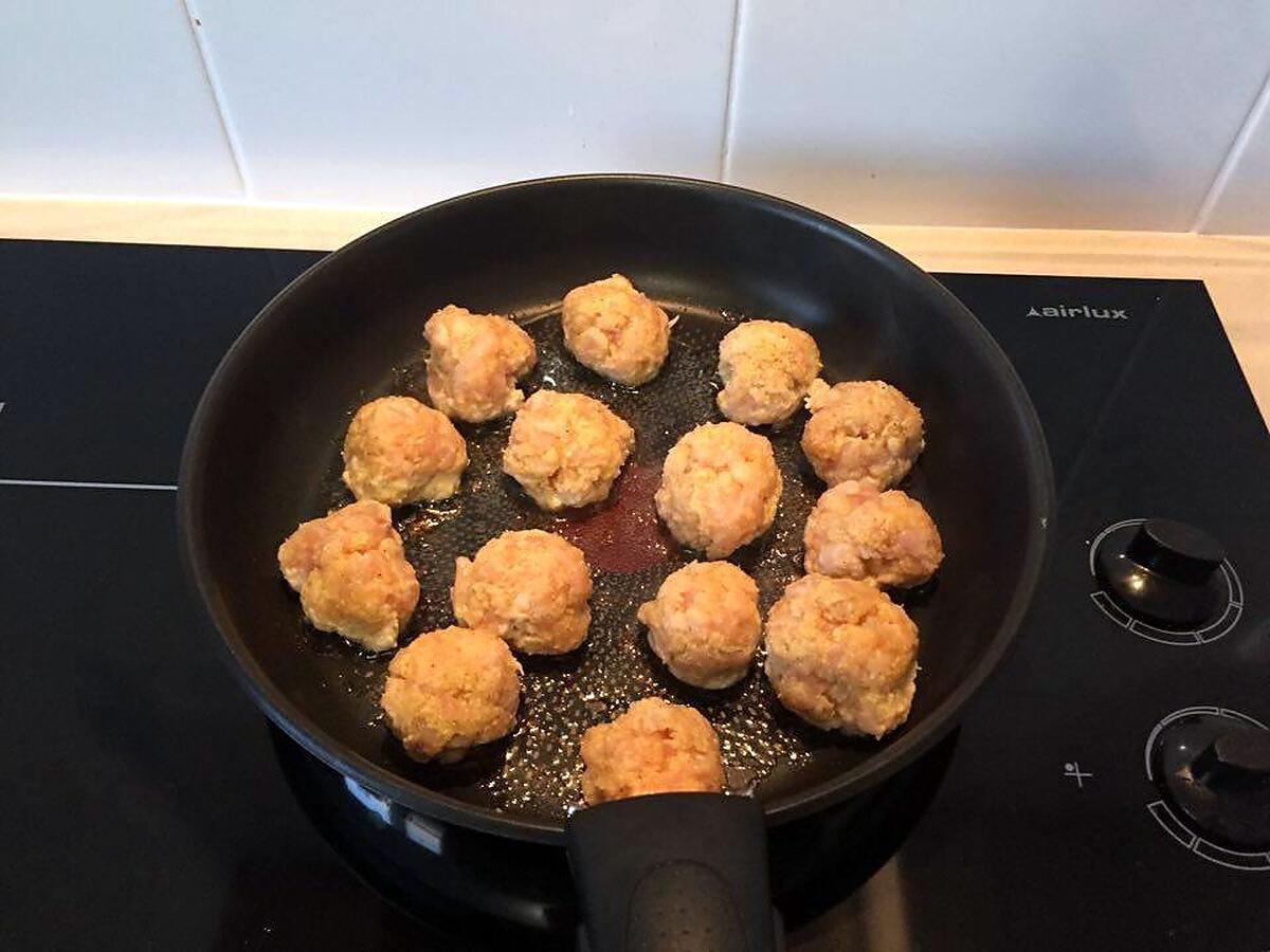 recette BOULETTES DE POULET