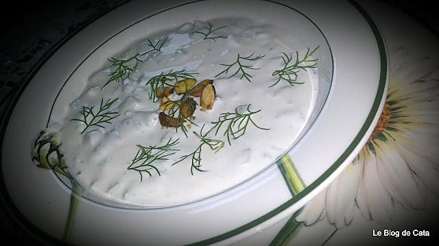 recette Tarator Bulgare façon tzatziki