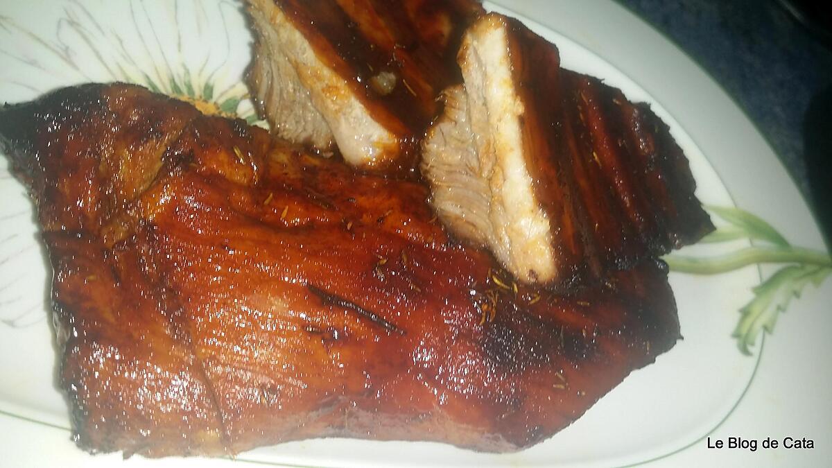 recette "Ribs" travers de Porc au four