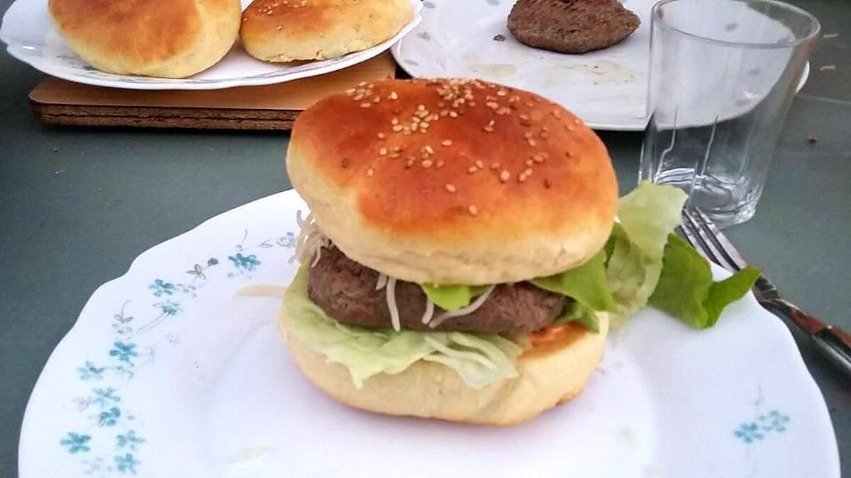 recette Pains hamburger maison