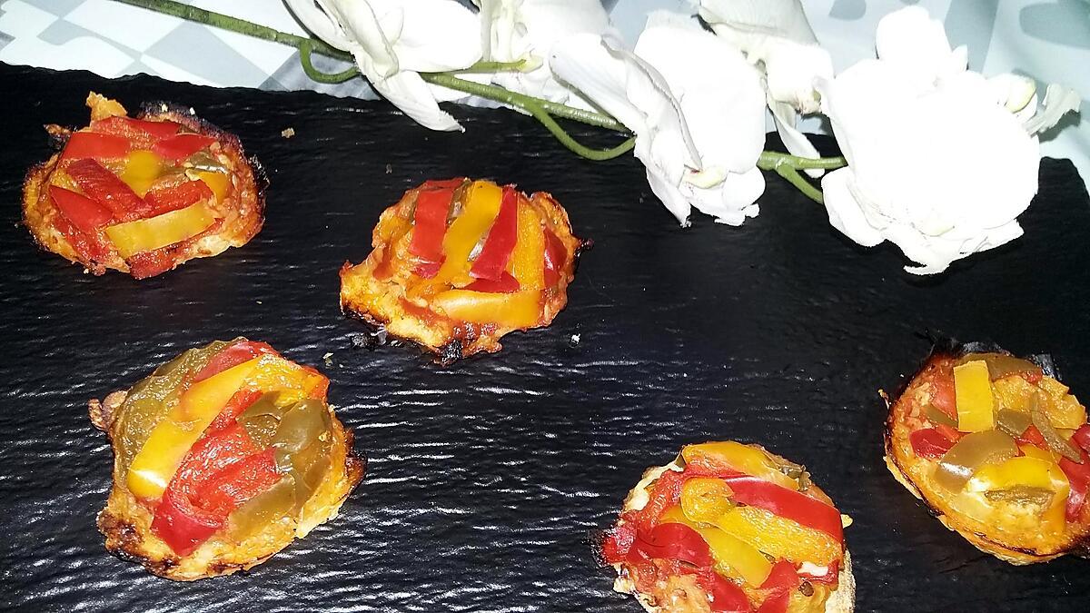 recette Minis tatins de poivrons