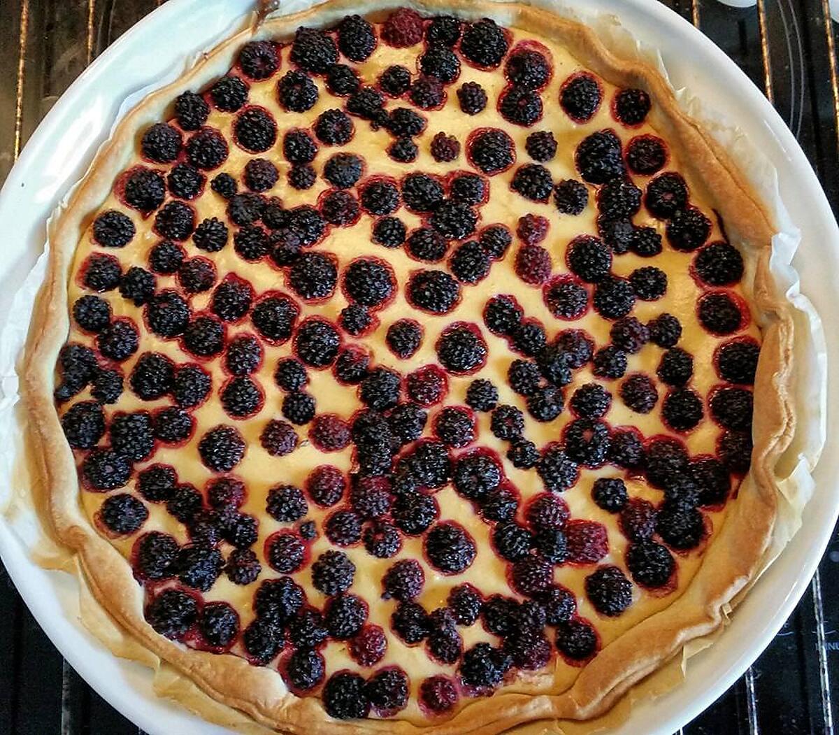 recette TARTE AUX MÛRES