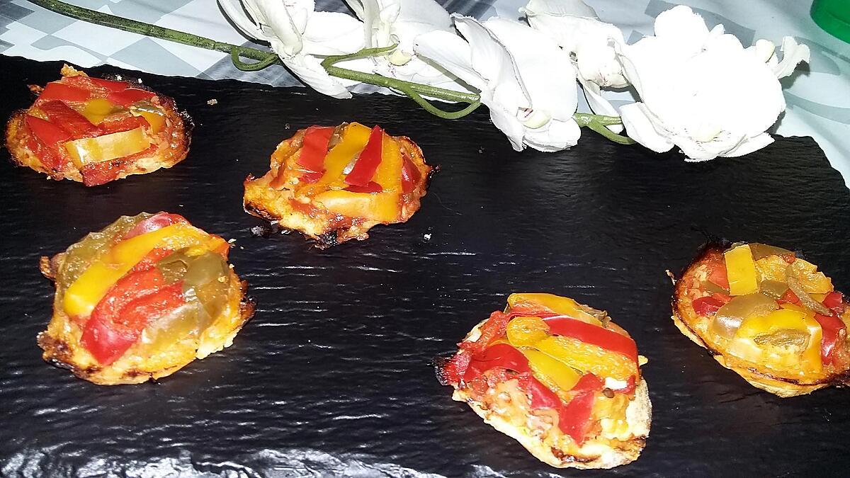 recette Minis tatins de poivrons