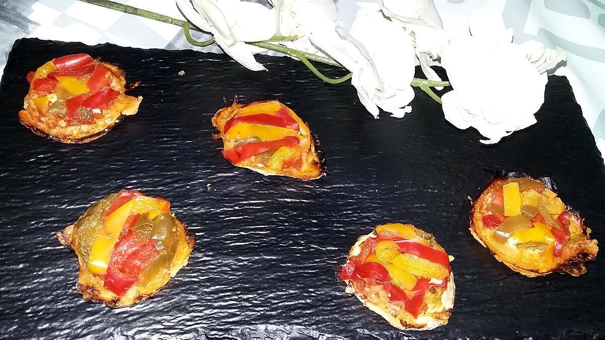 recette Minis tatins de poivrons