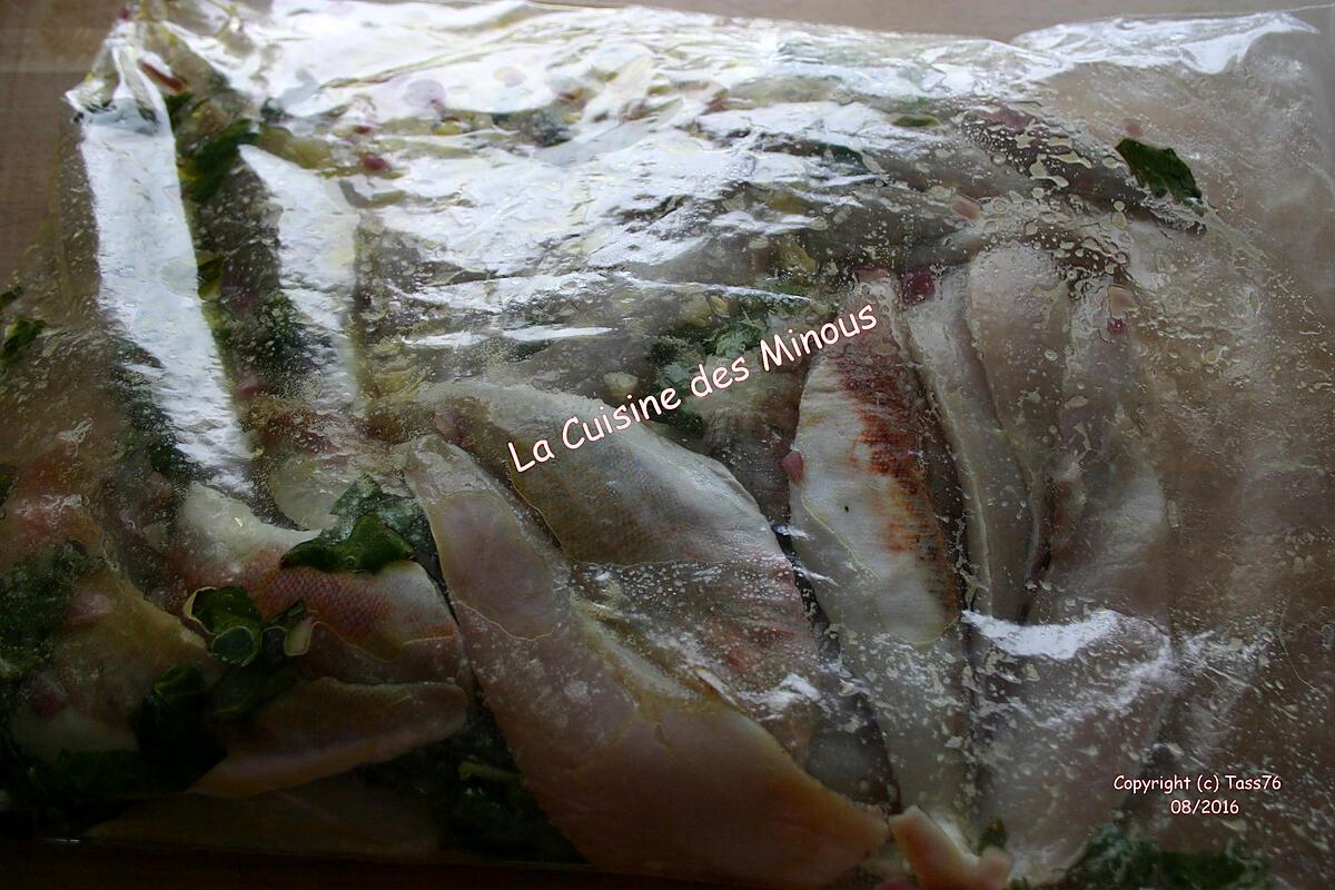 recette Filets de Rouget mariné à la Plancha