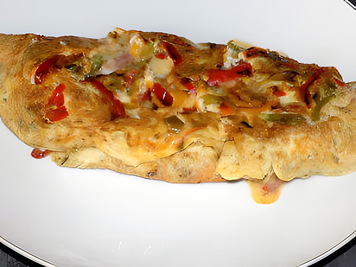 recette Omelette poivrons bacon