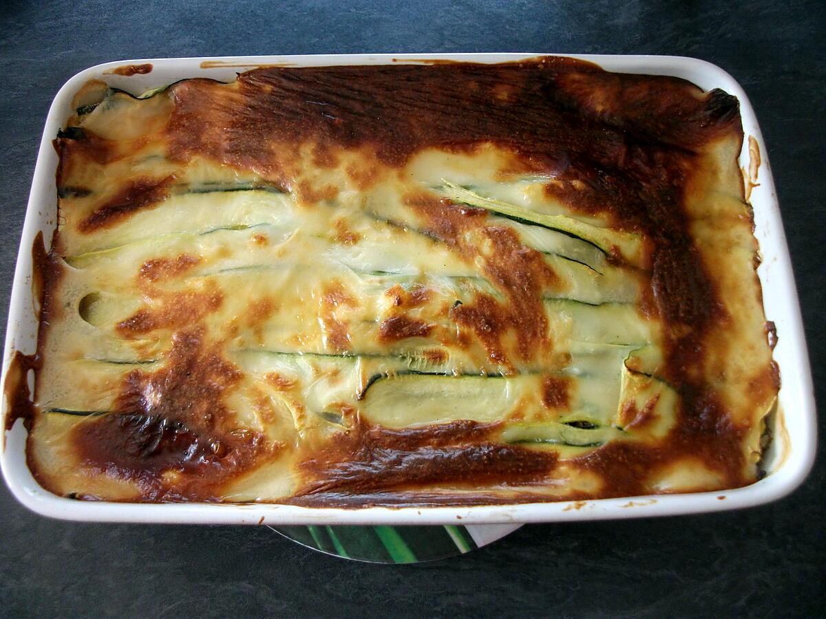 recette Lasagne de courgettes et konjac (compatible dukan)