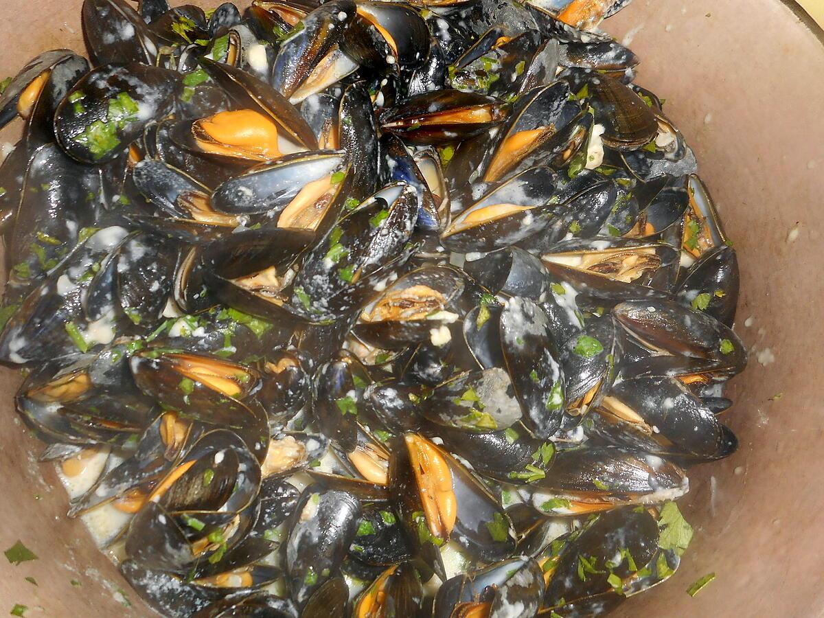 recette Moules au maroilles