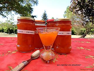 recette Confitures aux mirabelles et sirop de coco