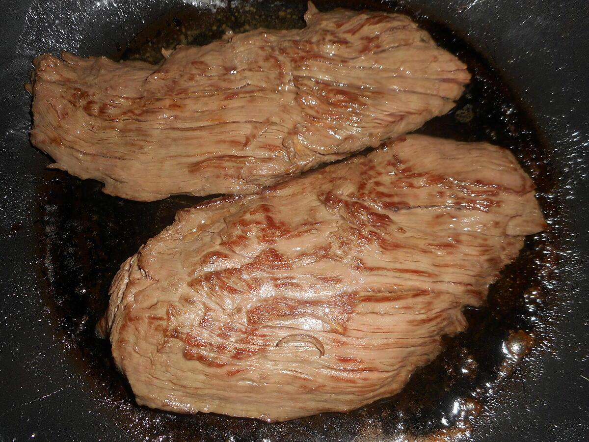 recette Bavette d aloyau au poivre vert