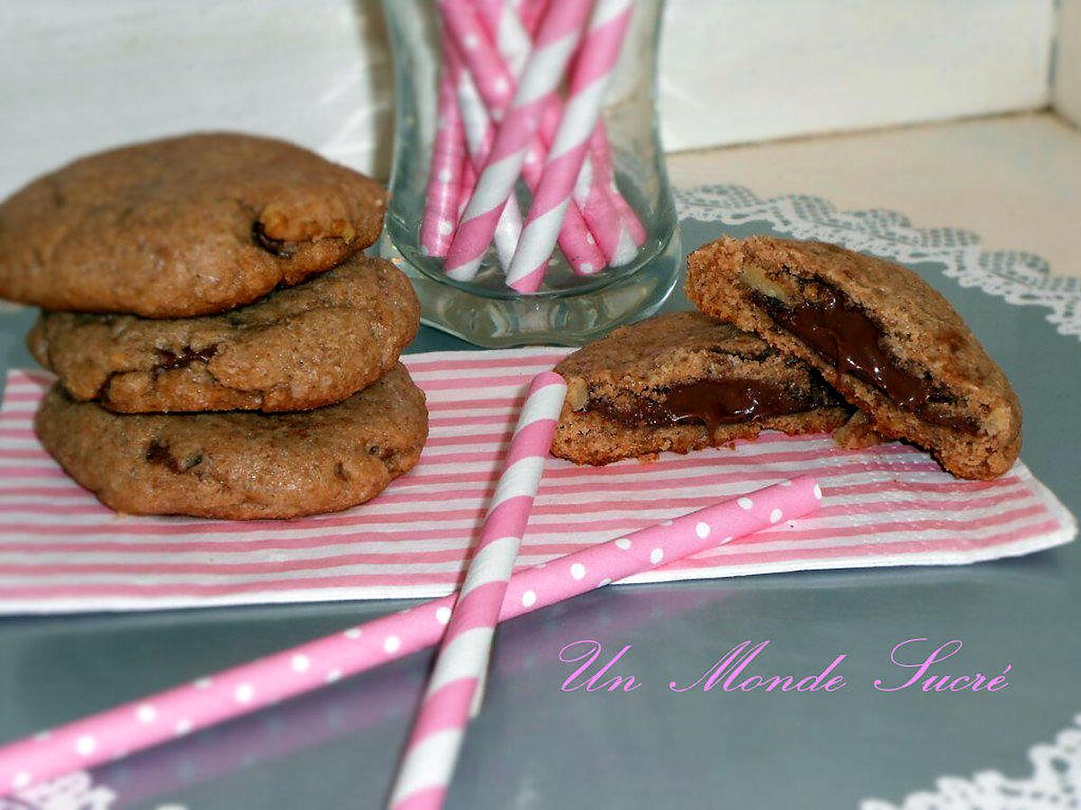 recette Cookies coeur fondant au Nutella