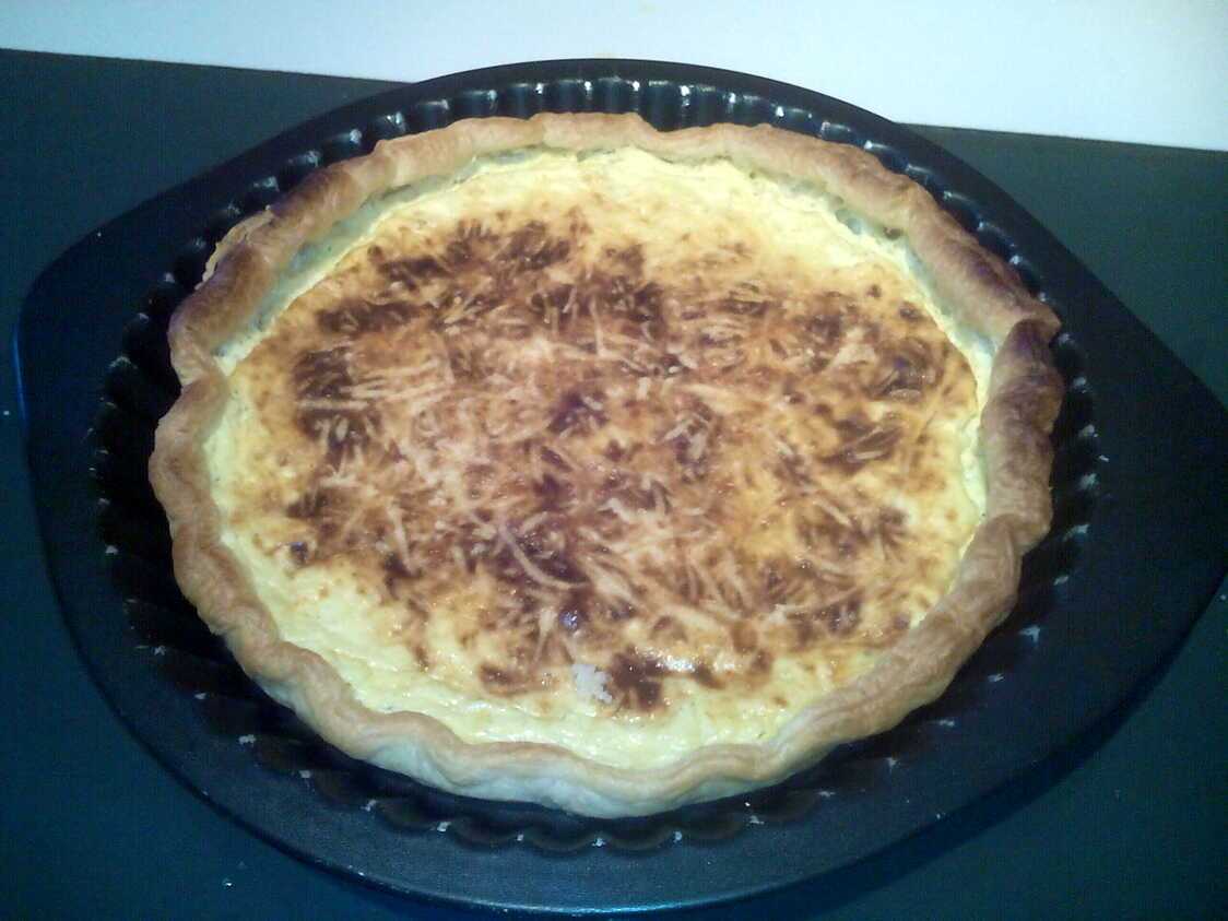 Recette de Tarte au saumon & fromage