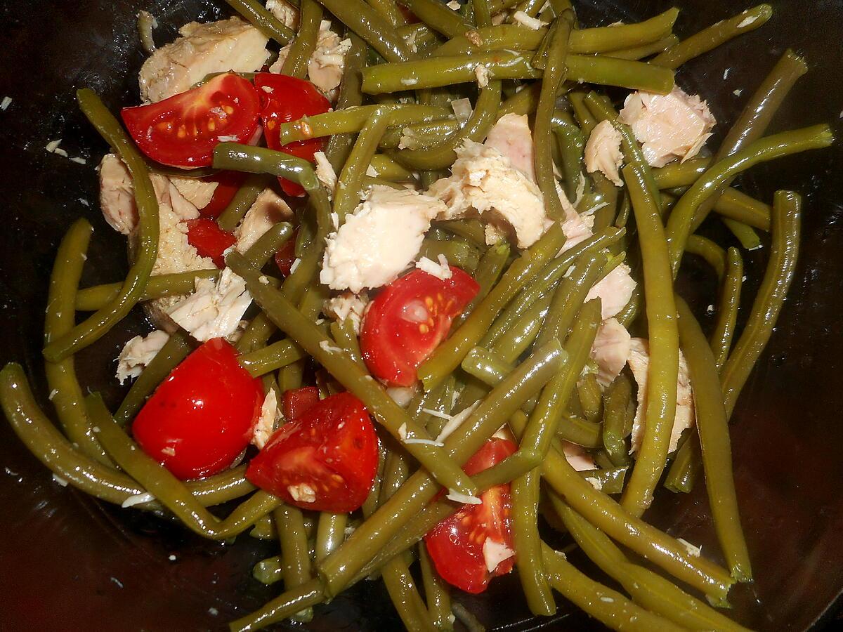 recette Salade d haricots vert au thon