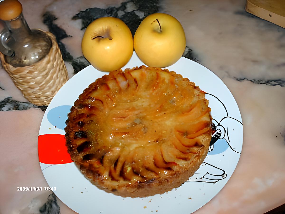 recette tarte aux pommes pistaches