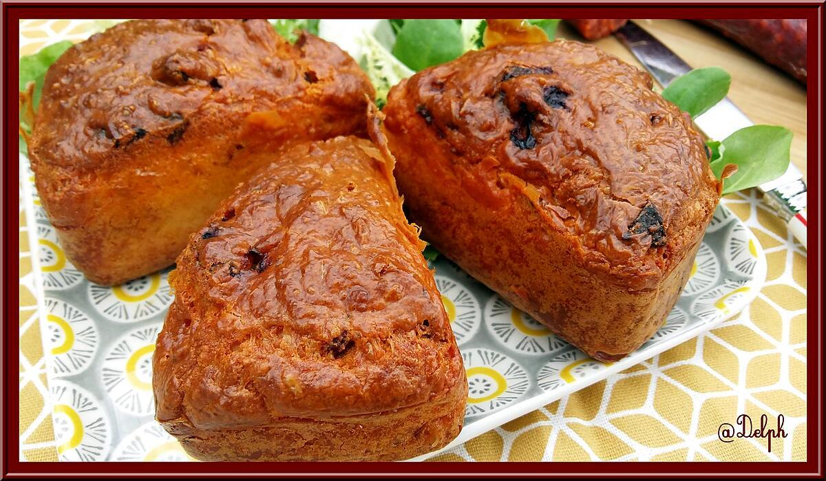 recette Cake au chorizo et au comté