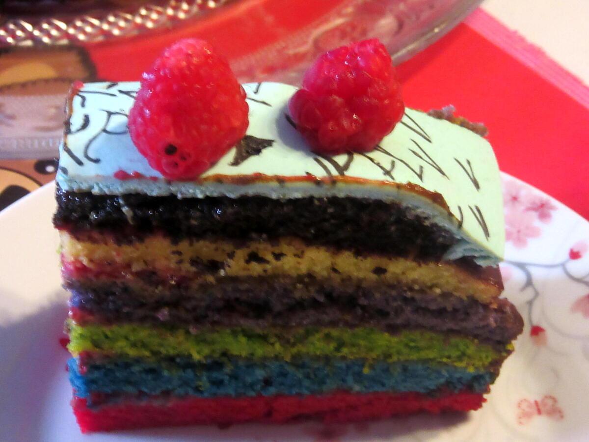 recette Rainbow Cake