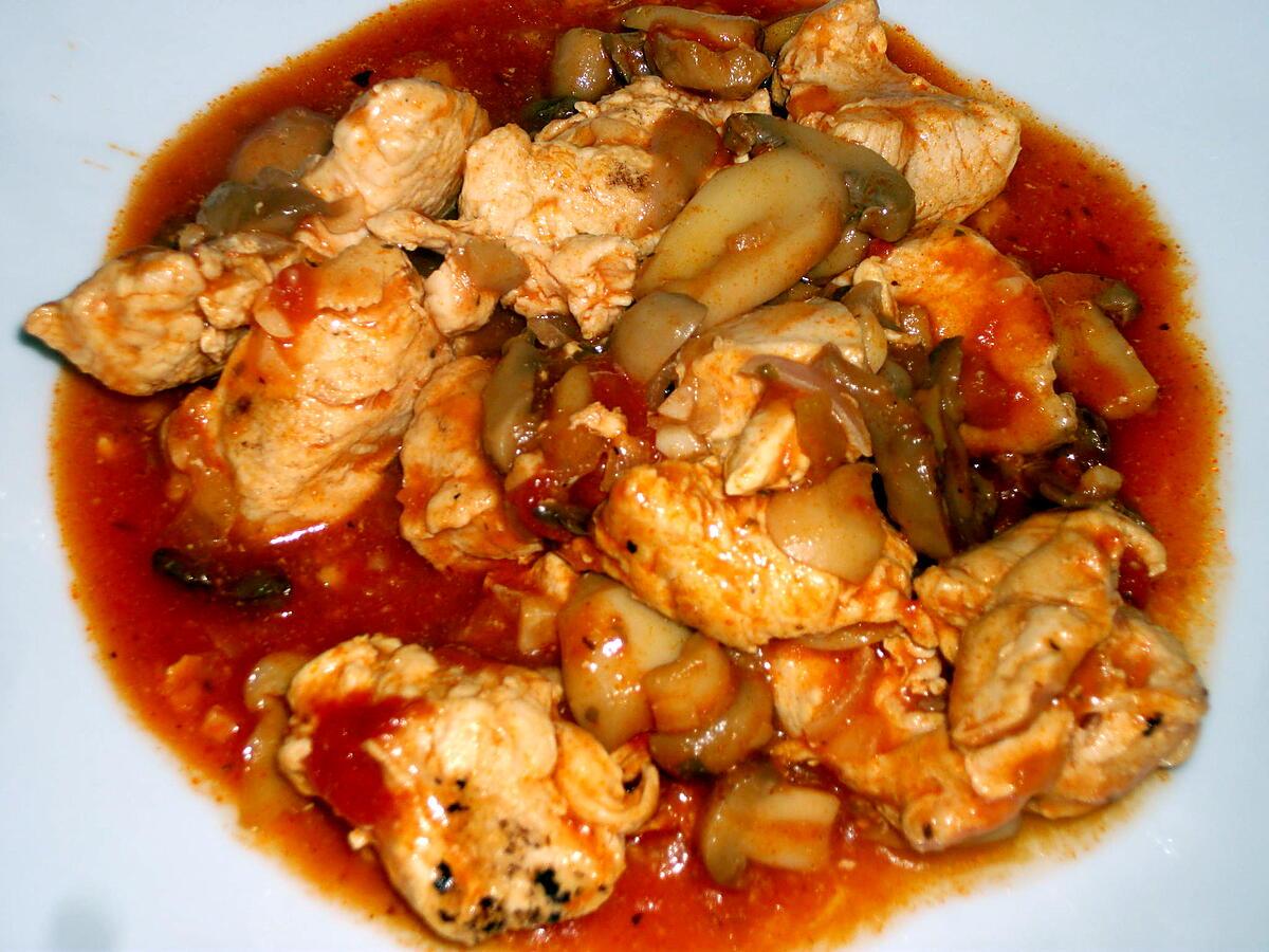 recette Poulet marengo