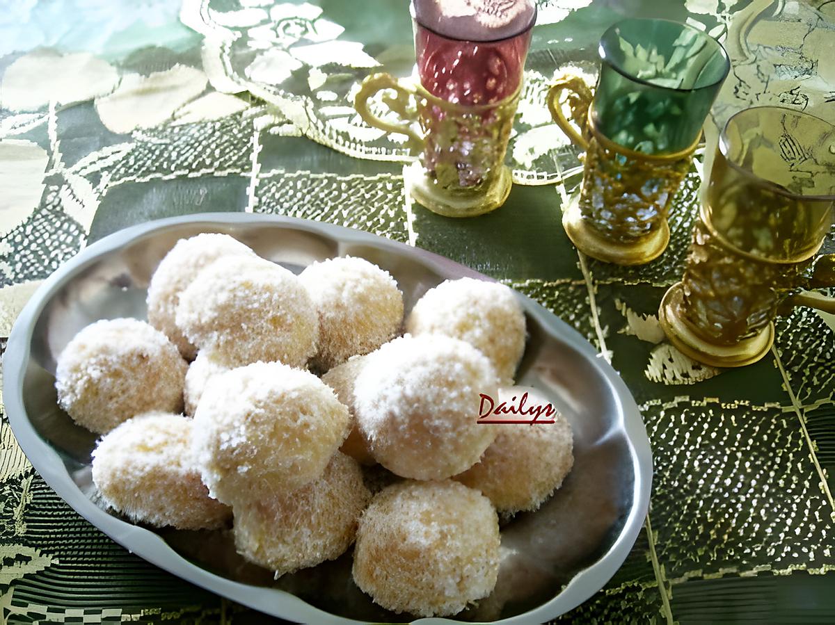 recette Boules De Neige/Noix De Coco