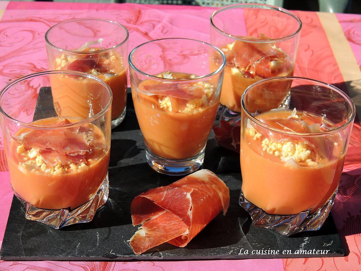 recette Salmorejo ou soupe froide de tomates