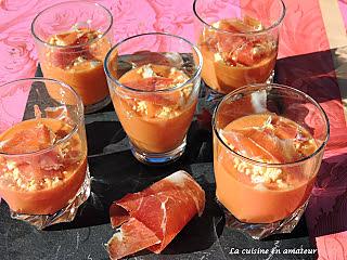 recette Salmorejo ou soupe froide de tomates