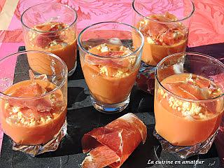 recette Salmorejo ou soupe froide de tomates