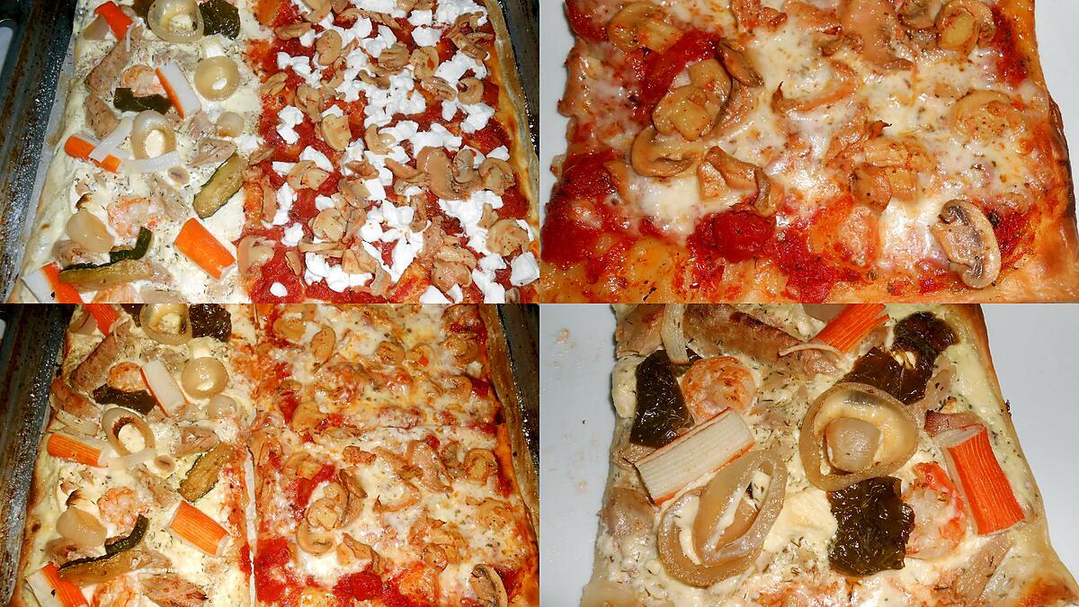 recette DUO DE PIZZA