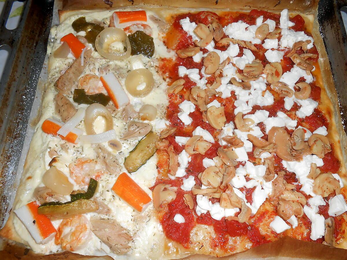 recette DUO DE PIZZA